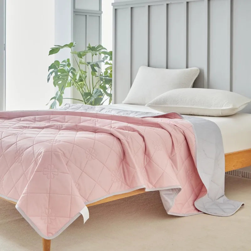 Afralia™ Cool Summer Blanket: Lightweight Soft Ice Cooling Comforter for Hot Sleepers