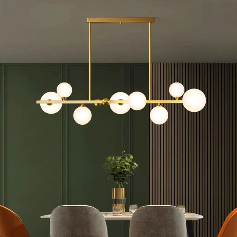 Afralia™ Modern LED Chandelier Pendant Lights for Dining Room Indoor Lighting