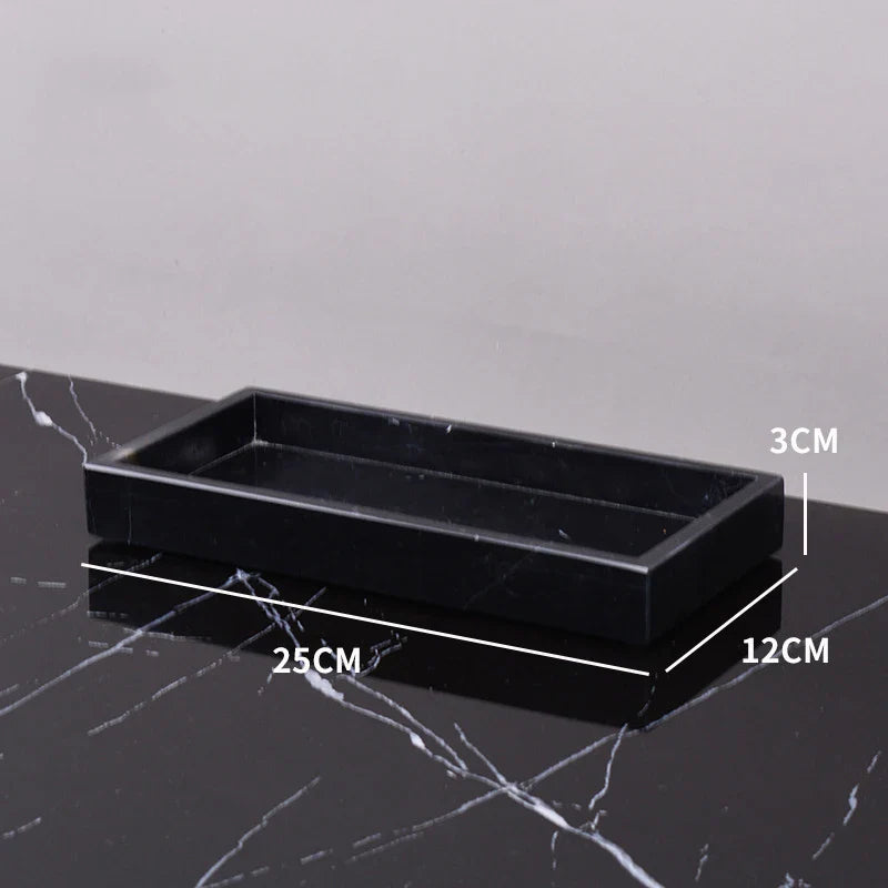 Afralia Marble Tray: Aromatherapy Diffuser & Candle Holder Tray