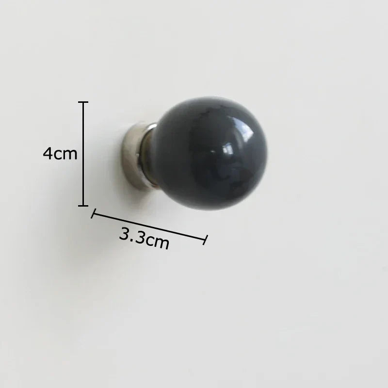 Afralia™ Ceramic Circular Wall Hooks – Magnetic Storage Holder & Decorative Rack