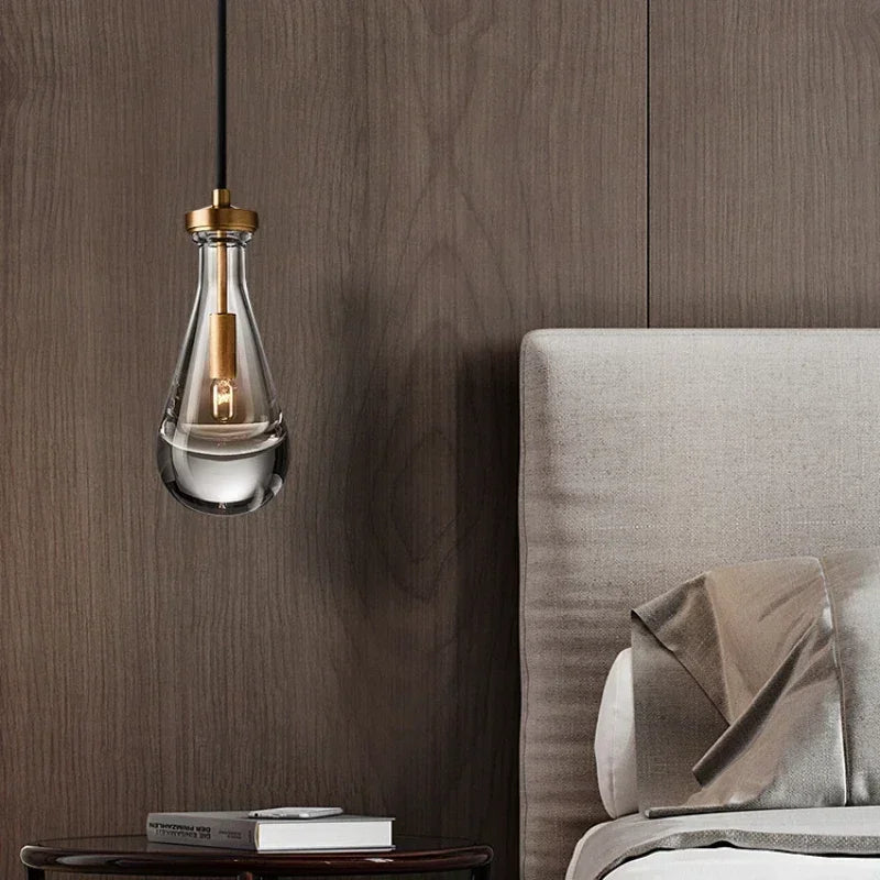 Afralia™ Crystal Pendant Lamp for Modern Luxury Living Room, Bedroom, Bar, and Study Decor