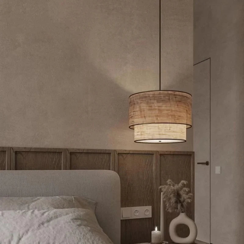 Afralia™ Wabi Sabi E27 LED Pendant Lights for Dining Room and Restaurant