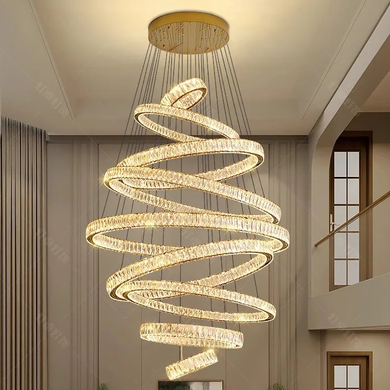 Afralia™ Modern Pendant Lights: Indoor LED Chandelier Ceiling Lamp