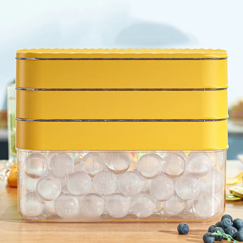 Afralia™ Ice Mould Tray | Quick Demould Silicone Ice Box | Creative Kitchen Bar Freezer Drink Cooling