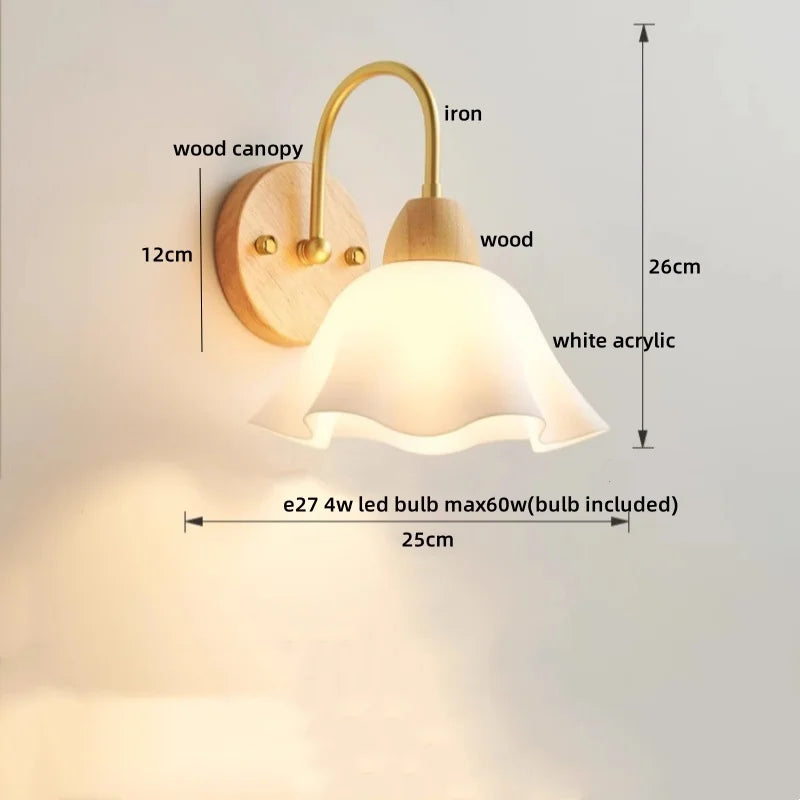 Afralia™ LED Wall Lamps: Nordic Modern Design for Home Decor, Living Room, Bar, Stair - Pull Chain Switch