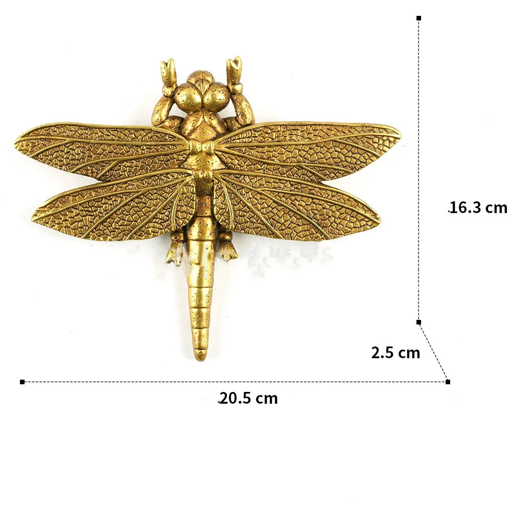 Afralia™ Golden Bird & Butterfly Resin Wall Decoration Statues