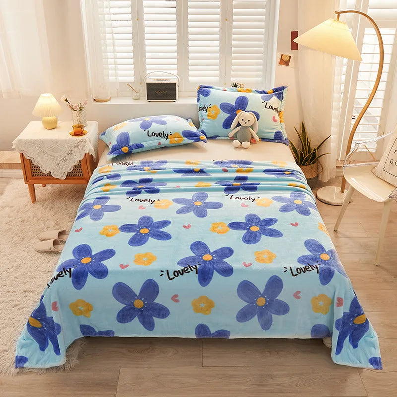 Afralia™ Nordic Flannel Sofa Blanket - Multi-Functional Spring & Autumn Shawl for Adults & Kids