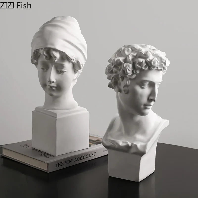 Afralia™ Venus Girl Resin Sculpture Room Aesthetics Decor