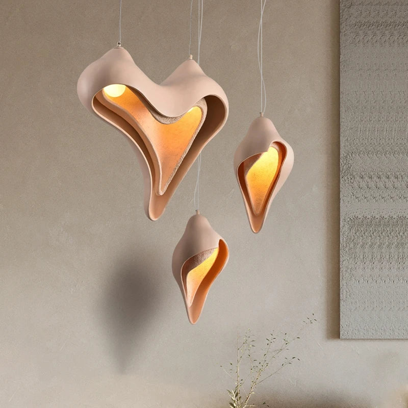 Afralia™ Conch Chandelier: Creative Design Pendant Light for Restaurant, Bar, Bedroom Decor