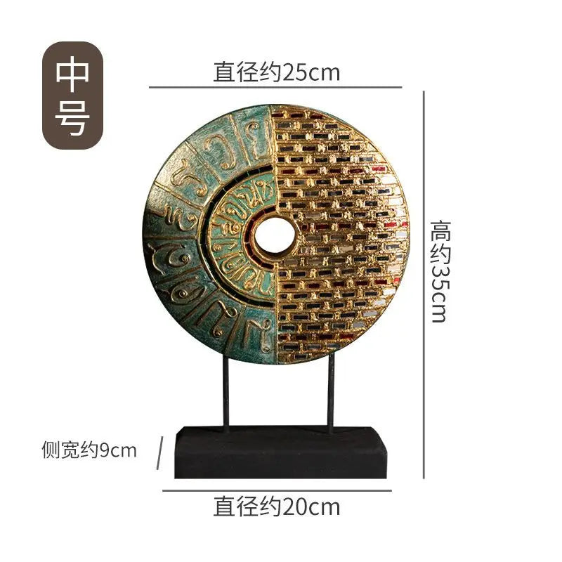 Afralia™ Solid Wood Carving Decorations for Southeast Asian Style Home Hotel Living Room