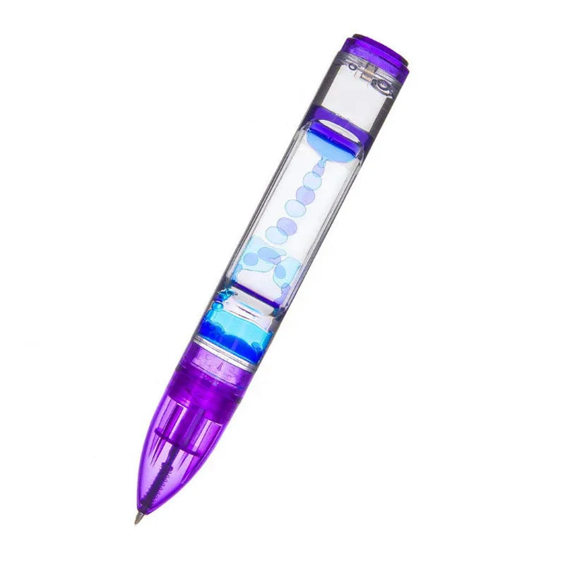 Afralia™ Liquid Hourglass Pen: Colorful Oil Drops for Creative Decompression and Decoration