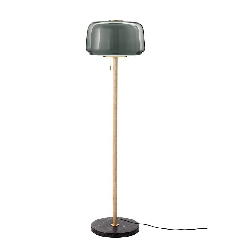 Afralia™ Glass Floor Lamp: Simple Nordic Sofa Atmosphere with Decorative Lighting for Living Room