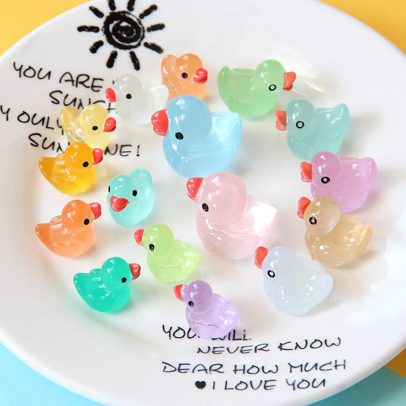 Afralia™ Mini Luminous Sea Creatures Figures for Fairy Garden Home Decor