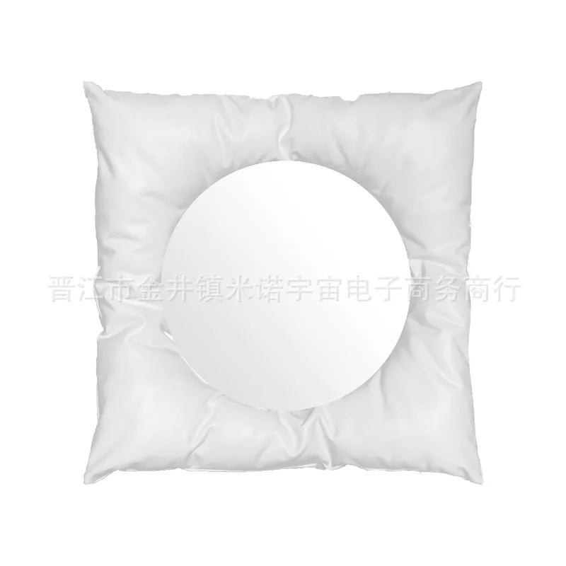 Afralia™ Metal Style Pillow Mirror with LED Light for Stylish Home Decor