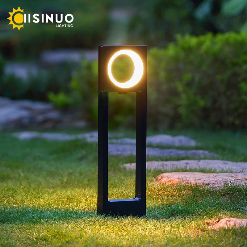 Afralia™ LED Path Light 12W Aluminum Pillar for Outdoor Garden, Pathway, Patio, Driveway