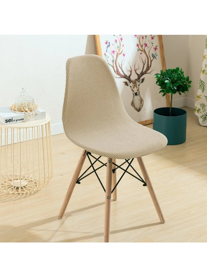 Afralia™ Waterproof Eames Chair Cover - Stretch Solid Color Seat Case, Removable Office Protector