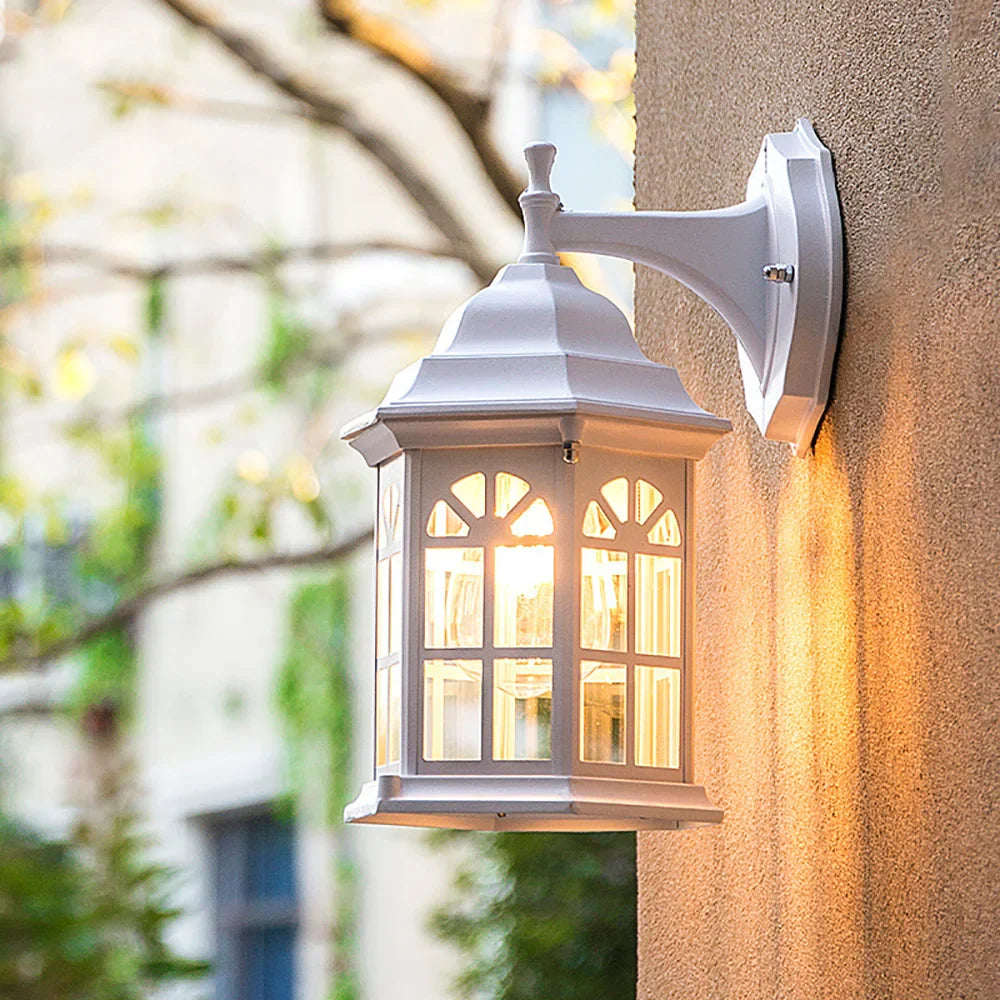 Afralia™ Vintage Outdoor LED Wall Sconce E27 Lamp