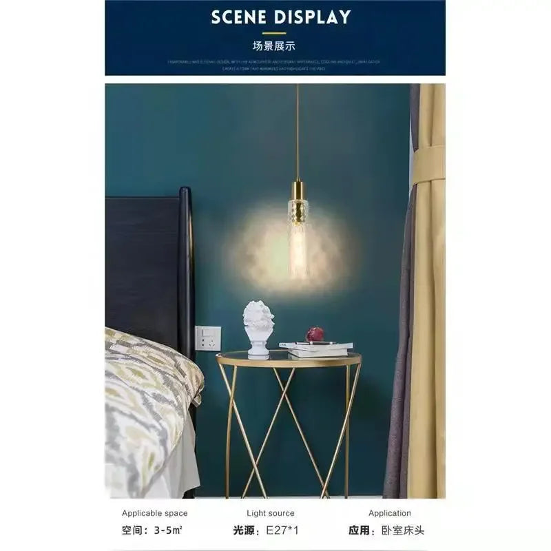 Afralia™ LED Pendant Light for Home Decor - Modern Nordic Hanging Lamp