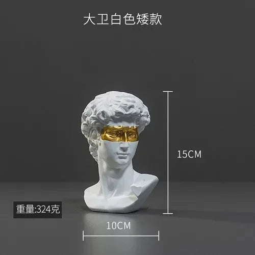 Afralia™ Venus Bust Sculpture Art Figurine for Home Decor