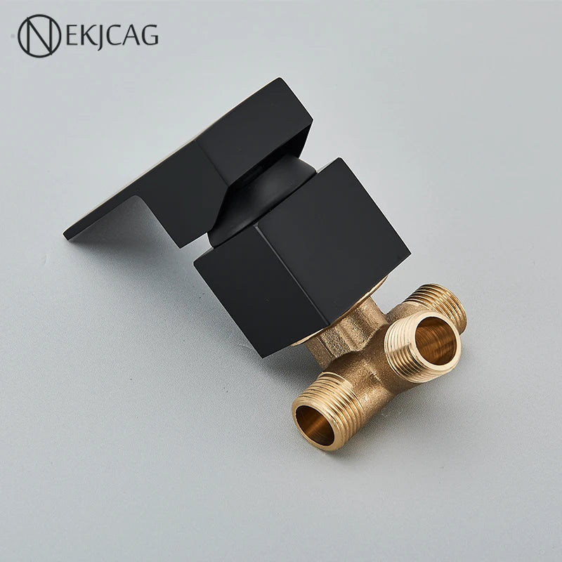 Afralia™ Waterfall Wall Mounted Basin Faucet Mixer for Cold and Hot Water