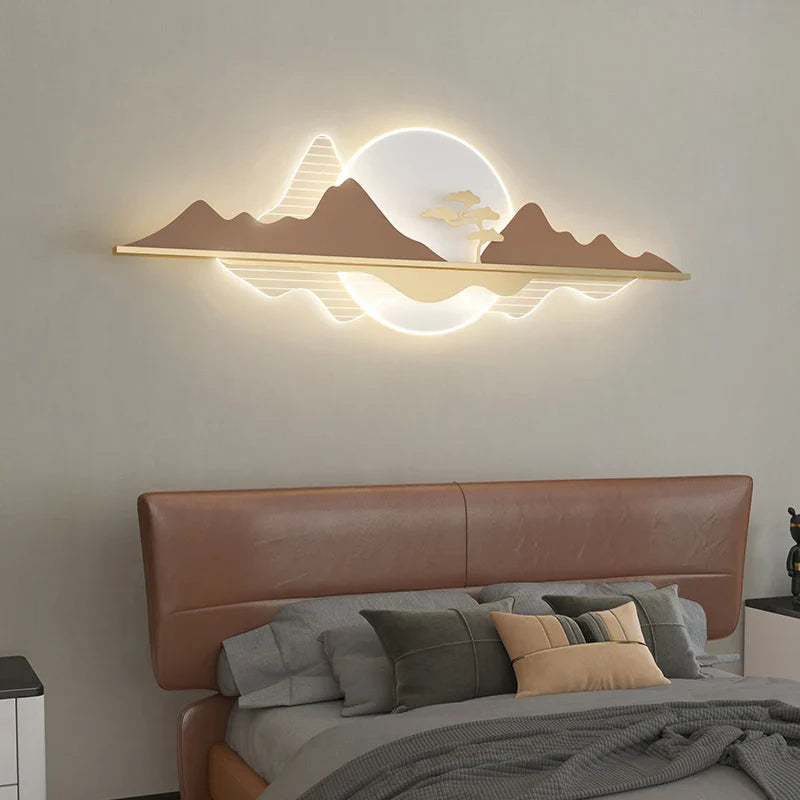 Afralia™ Modern Minimalist Sofa Wall Lamp for Nordic Living Room and Bedroom