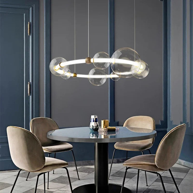 Afralia™ Modern LED Pendant Chandeliers for Living and Dining Room Lighting