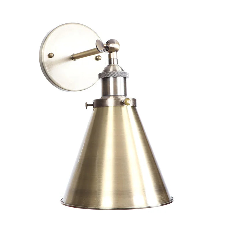 Afralia™ Iron LED Wall Lamp Vintage Style Industrial Luminaire for Stair, Dining Room, Bedroom