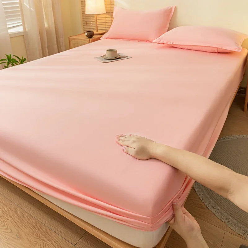 Afralia™ Winter Fitted Sheet: Soft & Cozy Full Bed Cover Set, 150/160/180x200cm