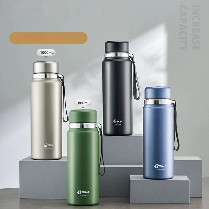 Afralia™ 24hr Cold Cup Stainless Steel Thermos - Large Capacity Travel Thermos