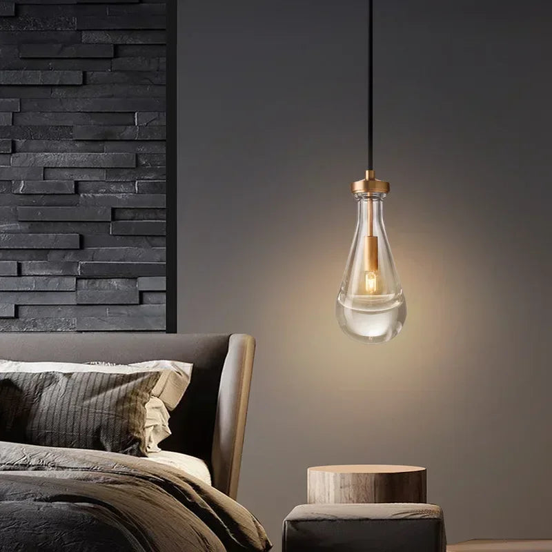Afralia™ Crystal Pendant Lamp for Modern Luxury Living Room, Bedroom, Bar, and Study Decor