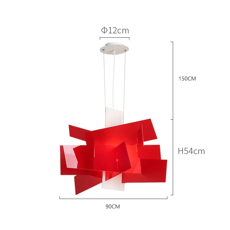 Afralia™ Acrylic Leaf Pendant Lamps: Modern Ceiling Hanging Light for Kitchen Island & Living Room