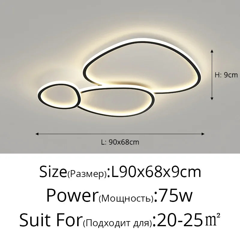 Afralia™ Modern Nordic Chandeliers for Master Bedroom and Living Room