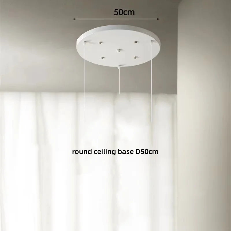 Afralia™ Minimalist E27 LED Pendant Light Chandelier for Dining Room