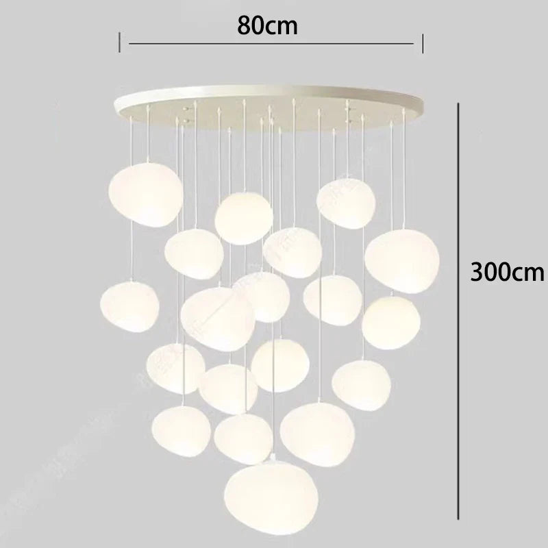 Afralia™ Modern LED Chandeliers for Living Room & Dining Room Lighting