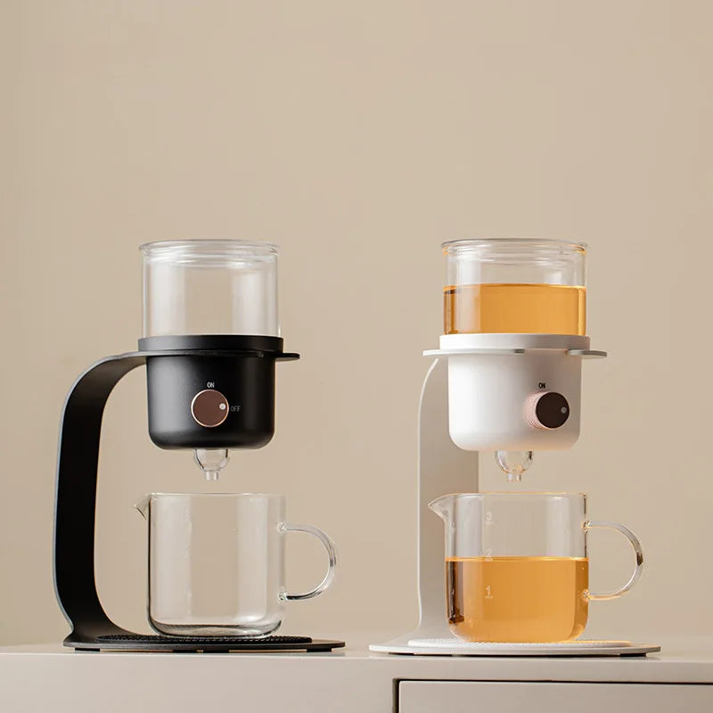 Afralia™ Glass Magnetic Suction Kung Fu Tea Pot - Heat-resistant Cold Brew & Coffee Maker