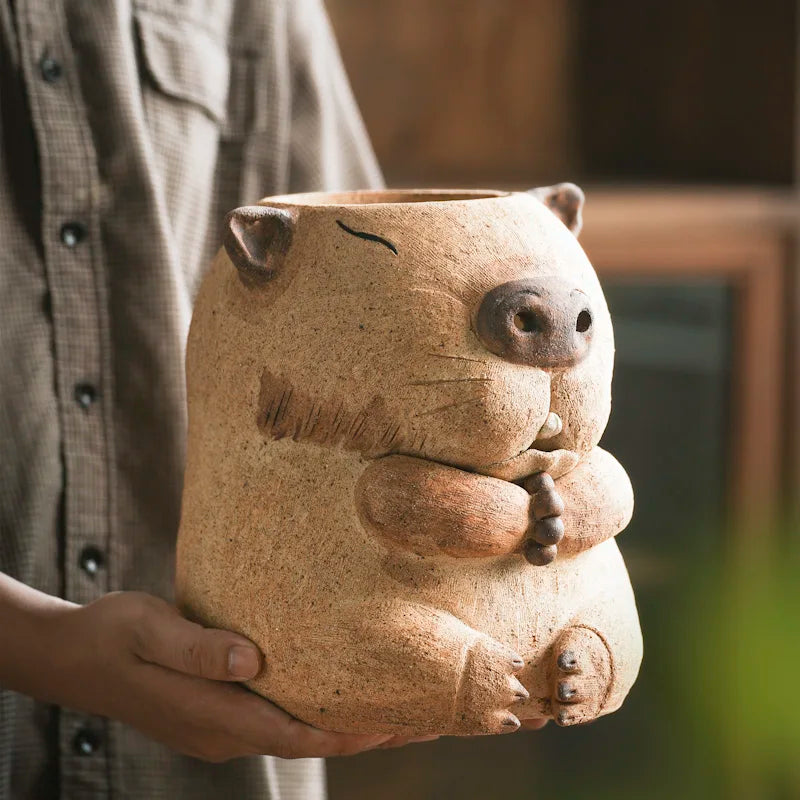 Afralia™ Handmade Refractory Carbon Oven Surrounding Stove Electric Ceramic Stove