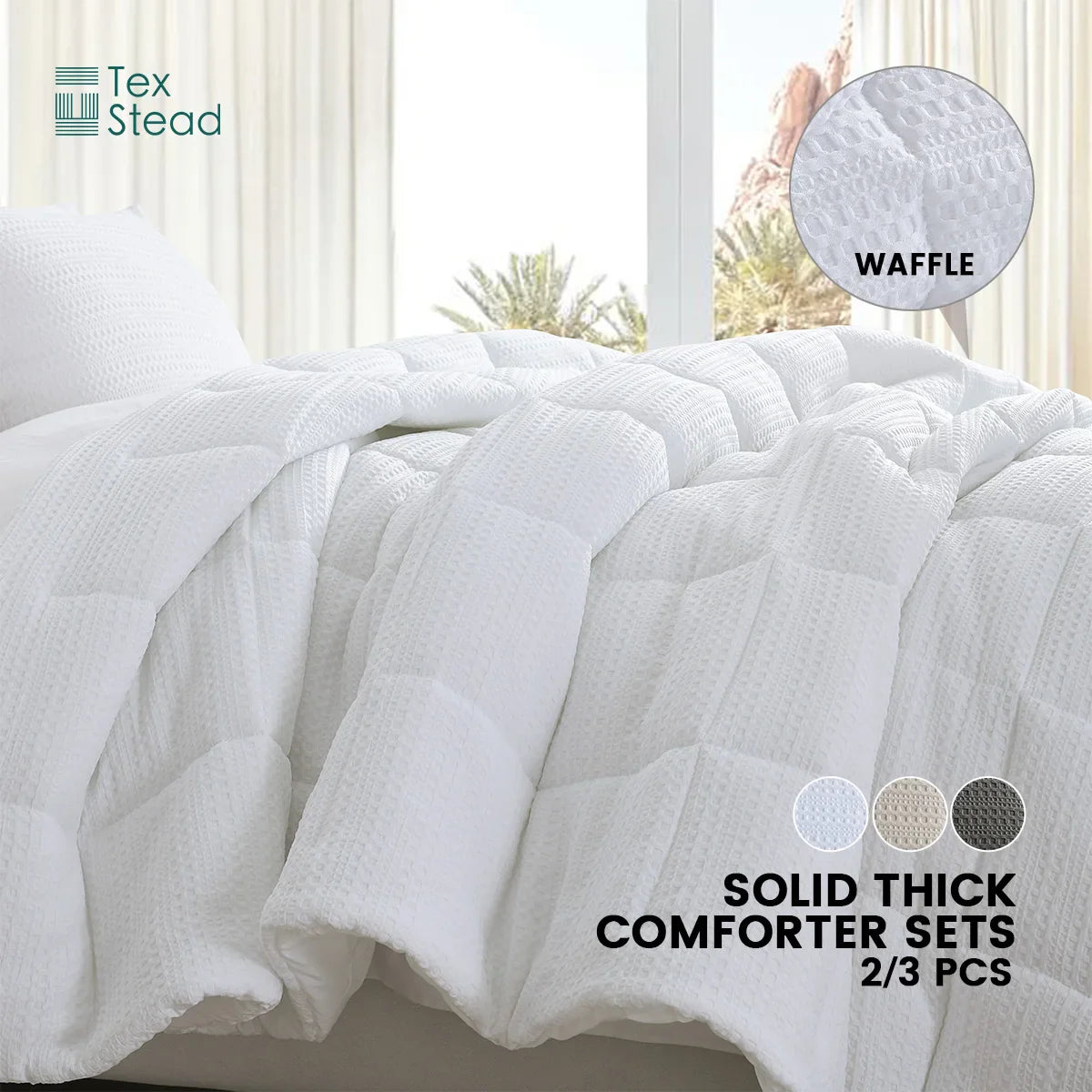 Afralia™ All Season Bed Comforter for Winter Warmth, Machine Washable