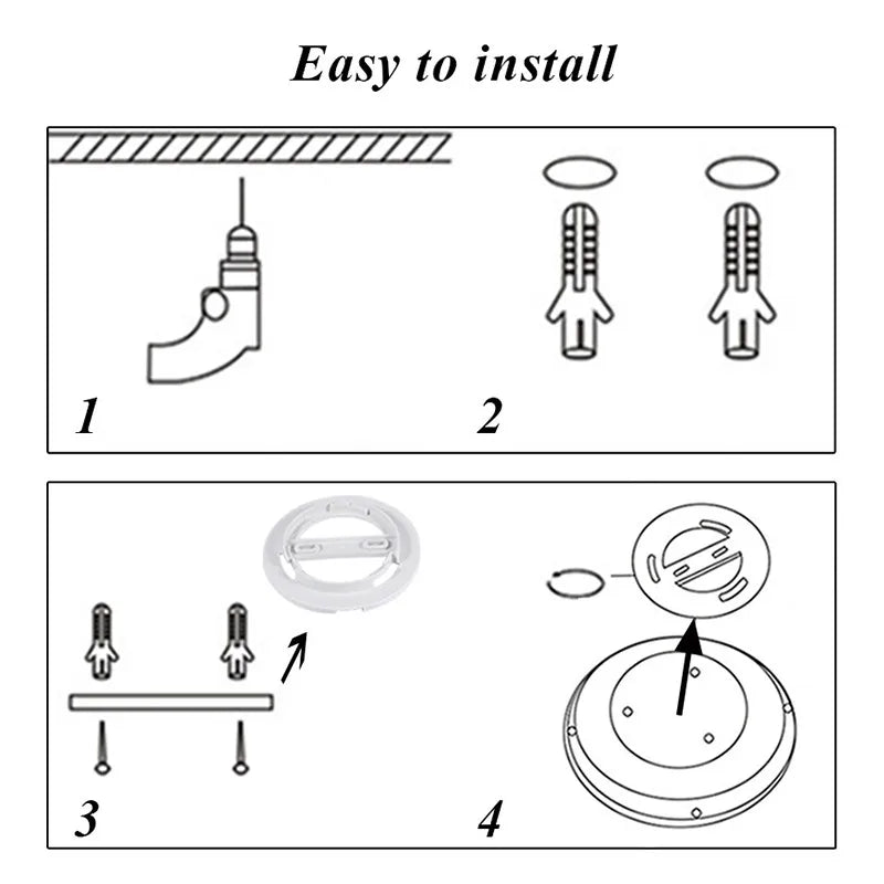 Afralia™ LED Ceiling Chandelier Panel Light for Home Decor Lighting