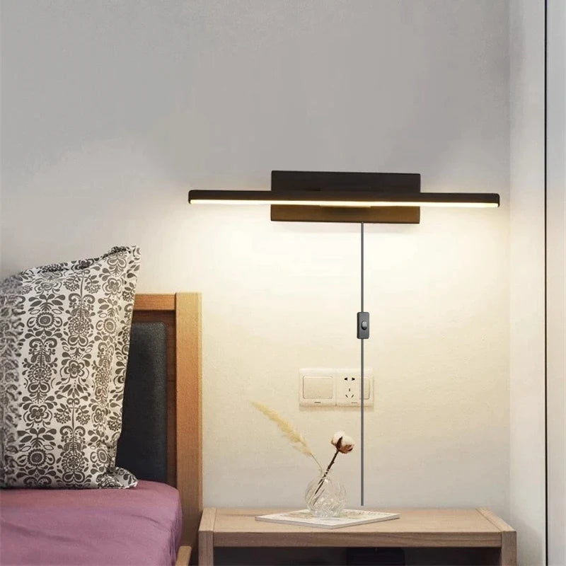 Afralia™ LED Wall Sconce Rotatable Bedside Lamp for Bedroom & Living Room