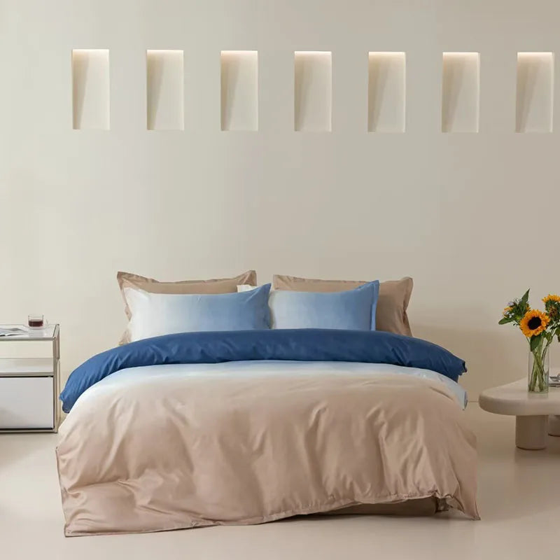 Afralia™ Romantic Starry 3D Printed Duvet Cover Set for Single Double Bed