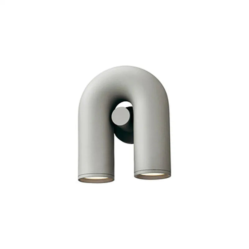 Afralia™ Cirkus Tube Wall Lamp: Minimalist U-shaped Sconce for Bedside Reading & Decor
