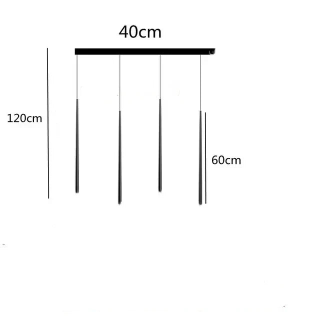 Afralia™ LED Chandelier: Modern, Dimmable Ceiling Light for Living Room, Kitchen, Staircase