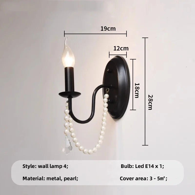 Afralia™ Elegant Black Crystal Chandelier Pendant Light for Living Room