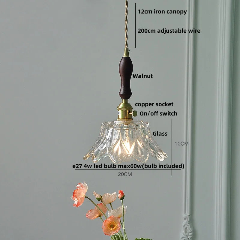 Afralia™ Brass Glass LED Pendant Light: Nordic Modern Simple Home Decor Hanging Lamp