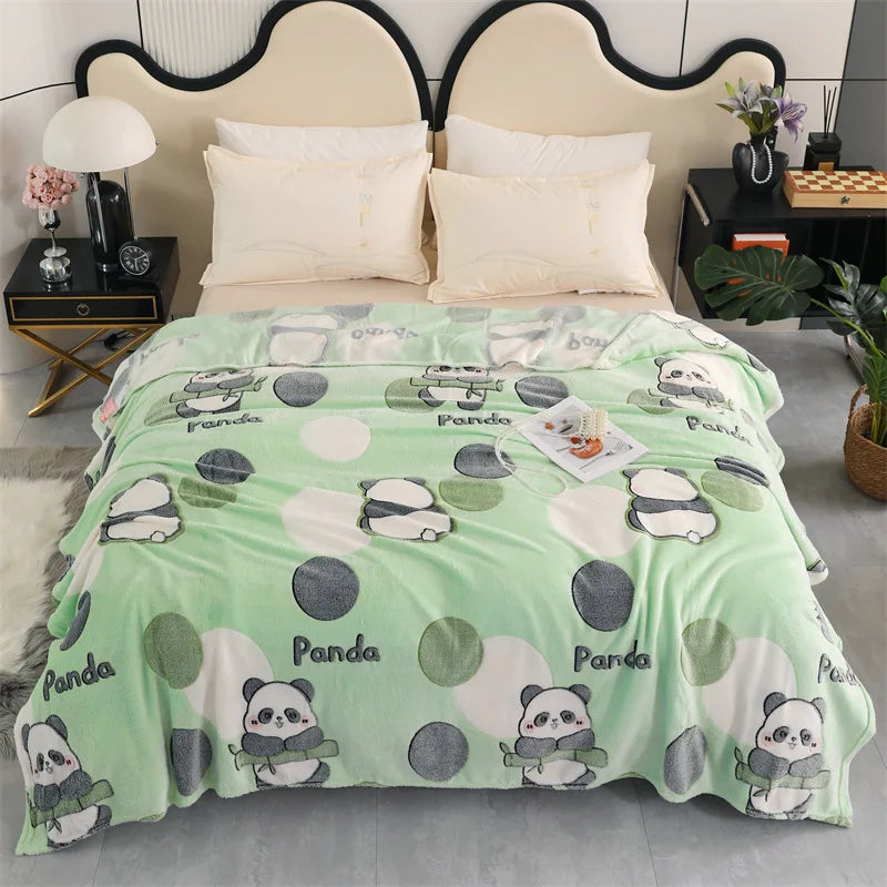 Afralia™ Snowflake Velvet Sofa Cover: Soft Jacquard Flannel Blanket for Spring & Autumn