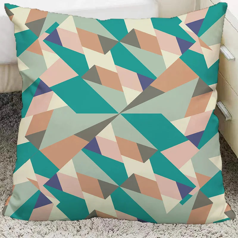 Afralia™ Nordic Grid Plush Pillow: Portable & Bounce Back for Home, Office, Car, & More