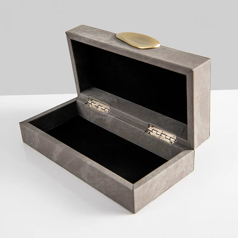 Afralia™ Non-woven Fabric Desktop Storage Box Jewelry Organizer