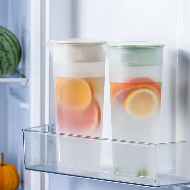 Afralia™ Large Capacity Cold Water Bottle for Lemon Tea, Half Transparent, Low Temperature Resistant