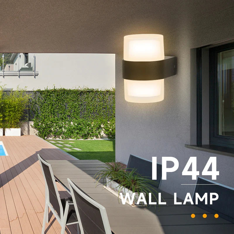 Afralia™ LED Wall Light: Garden Courtyard Bedroom Home Lamps Waterproof Outdoor Lights