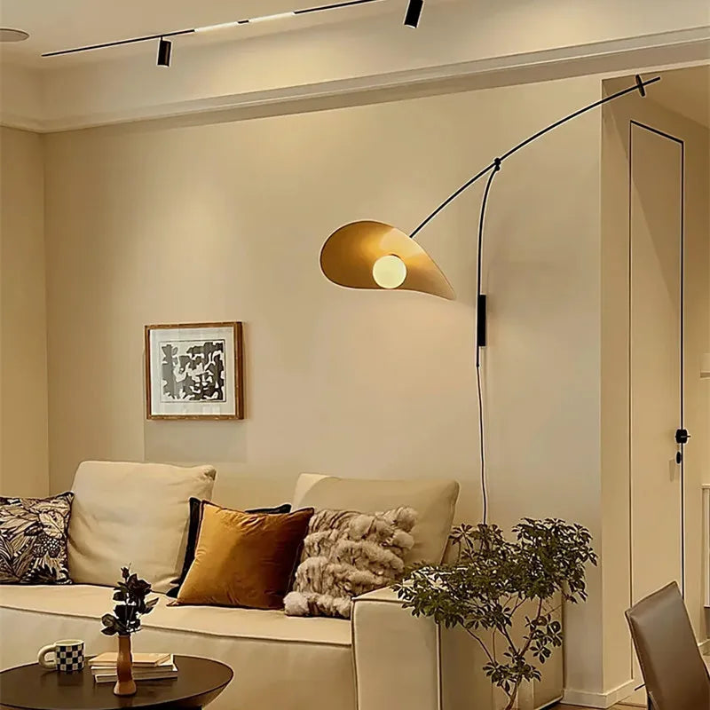 Afralia™ Myrna Wall Light Swing Arm Lamp Nordic Industrial Style Background Hallway Reading Lamps